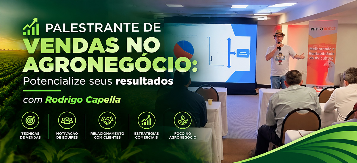 Palestrante de Vendas no Agronegócio com Rodrigo Capella slide